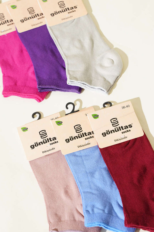 Assortiment de 6 paires de bottines et chaussettes en bambou pour femmes 1