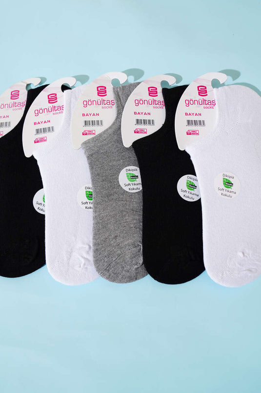 Bayan 6'lı Sneakers Bambu Çorap Asorti 1