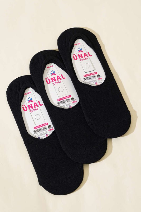 Ballerina-Socken für Damen, Schwarz