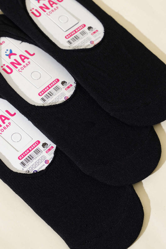 Ballerina-Socken für Damen, Schwarz