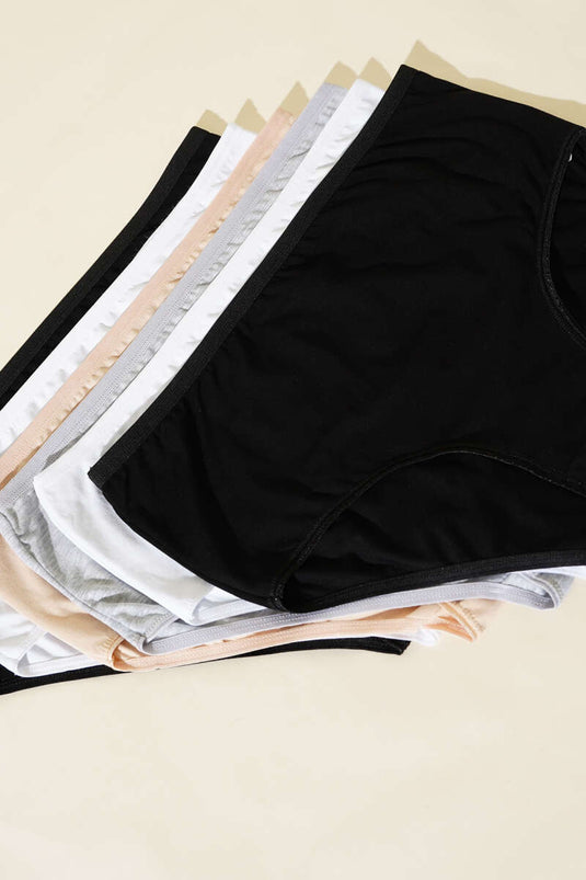 Assortiment de 6 culottes basiques pour femmes grandes tailles 3