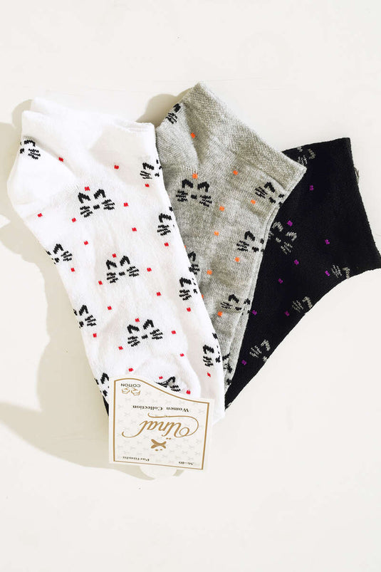 Women's Patik Triple Sock Series Assorted 3