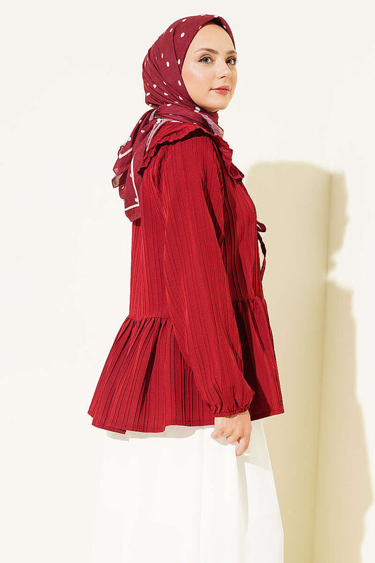 Kimono Bordo À Nœud Col Bébé