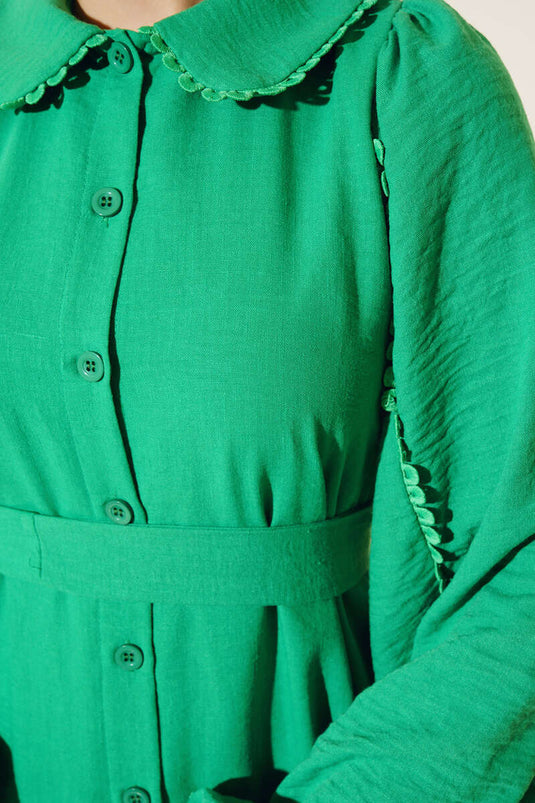 Robe Boutonnée Col Bébé Benetton