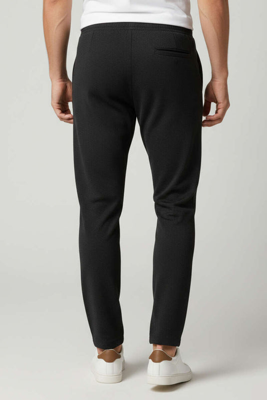 Pantalon ample pour homme à cordon Bel gris anthracite