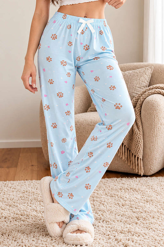 Pantalon De Pyjama À Motif Et Élastiqué En Assortiment De Couleurs
