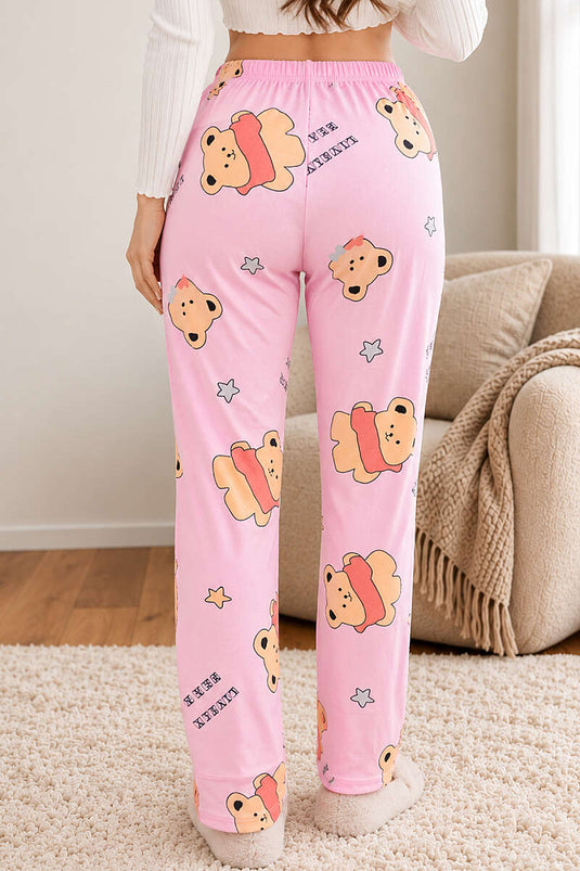 Pantalon De Pyjama Extensible À Motifs, Assortiment De Couleurs