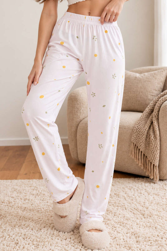 Pantalon De Pyjama À Taille Élastiquée Et Motif, Lot De 7
