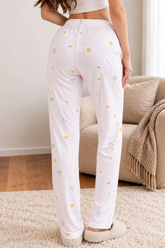 Pantalon De Pyjama À Taille Élastiquée Et Motif, Lot De 7