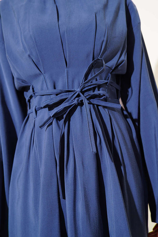 Ensemble modal ceinturé double corde Bel Pensli bleu marine