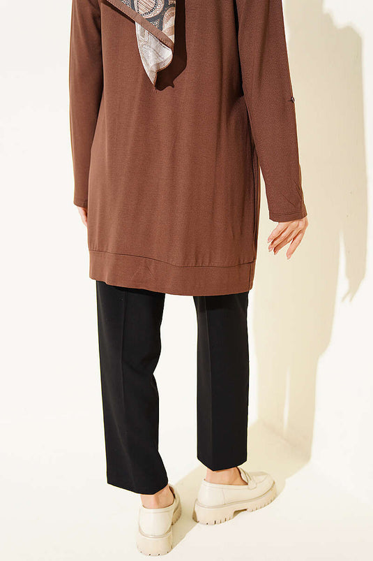 High-Waist Pencil Carrot Pants Black