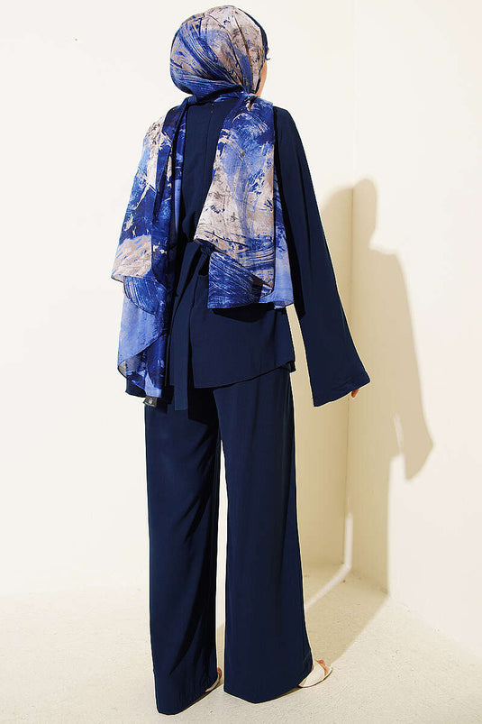 Ensemble Bel Pensli avec ceinture intégrée Bleu marine