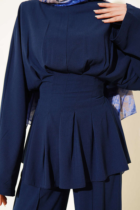 Ensemble Bel Pensli avec ceinture intégrée Bleu marine