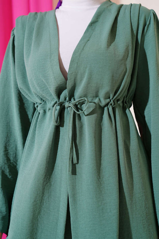 Waist Tunnel Ayrobin Two-Piece Set, Light Green