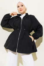Veste Puffer En Tulle Noire