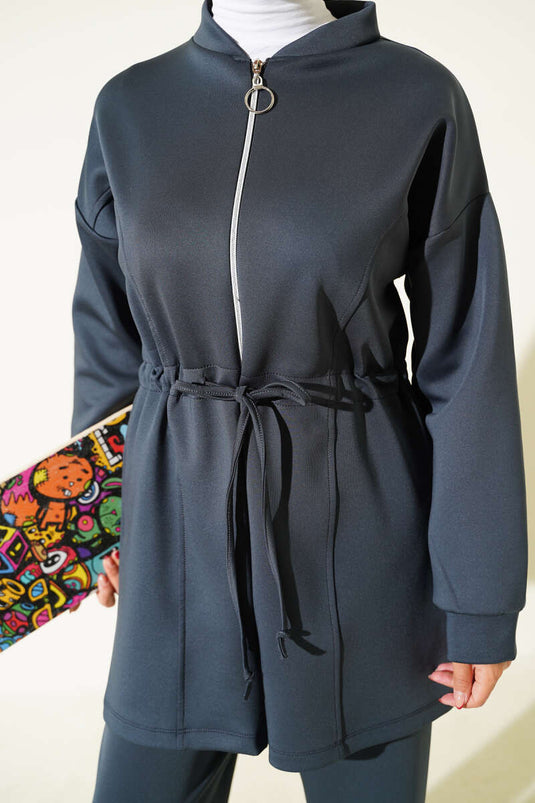 Bel Tünelli Scuba İkili Takım Füme