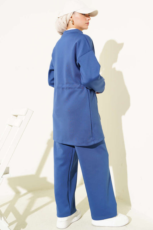 Bel Tünelli Scuba İkili Takım Lacivert