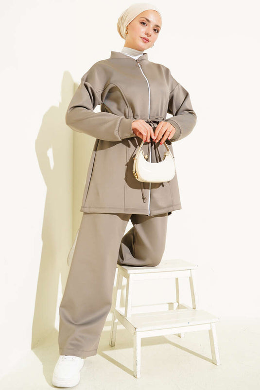 Bel Tünelli Scuba İkili Takım Vizon