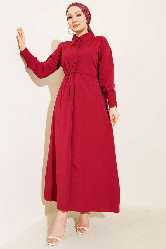 Acheter Robe Tericoton à Nouer Bordeaux