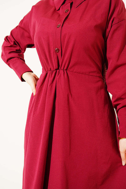 Acheter Robe Tericoton à Nouer Bordeaux
