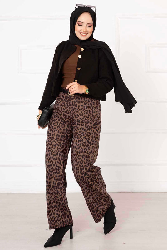 Buy Elastic Polka Dot Pants -2