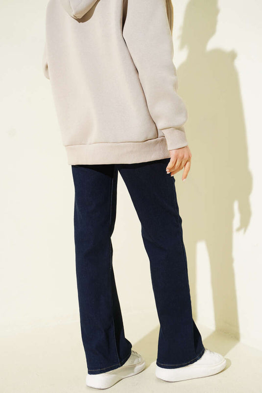 Beli Pensli Palazzo Hose Dunkelblau