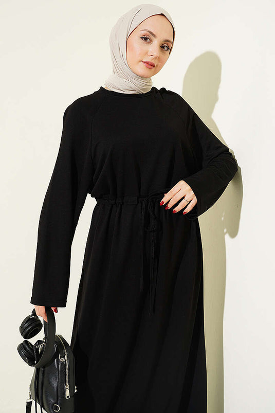 Acheter robe ample à manches longues Tünelli Loyşa noire