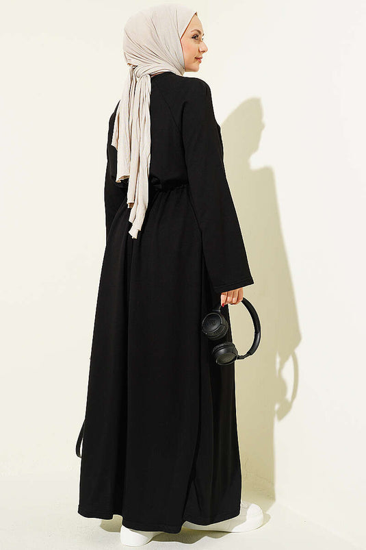 Acheter robe ample à manches longues Tünelli Loyşa noire