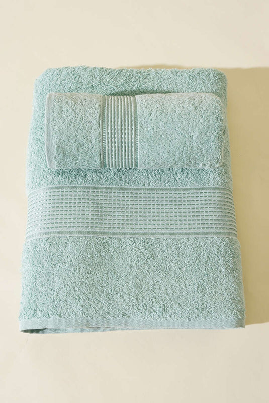 Betüş Banyo Havlu 2'li Takım Mint