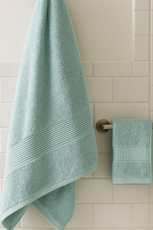 Betüş Banyo Havlu 2'li Takım Mint