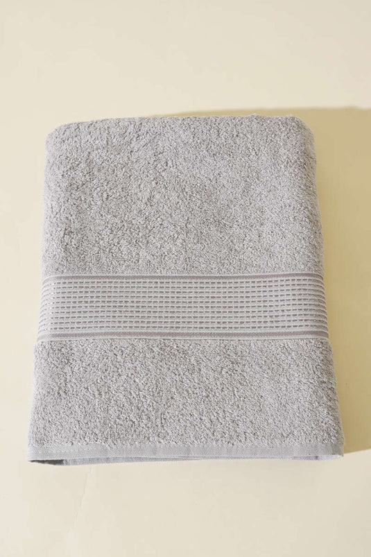 Betüş Banyo Havlusu Gri