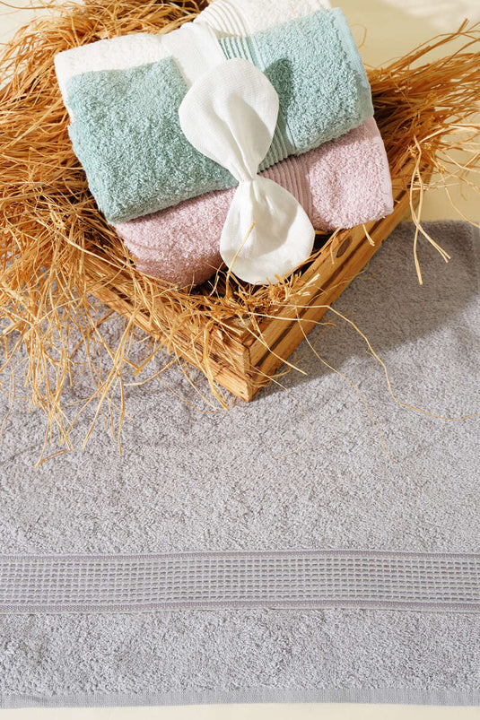 Serviette pour les mains Betüş grise