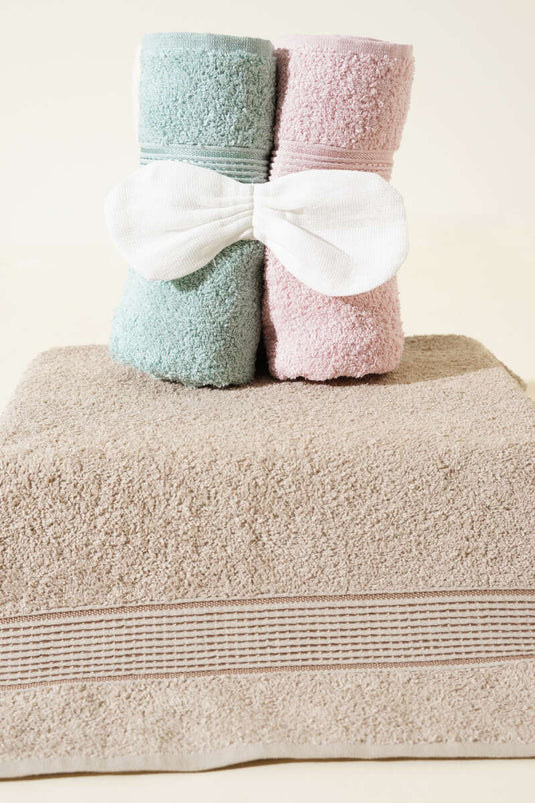 Serviette de toilette Betüş en vison