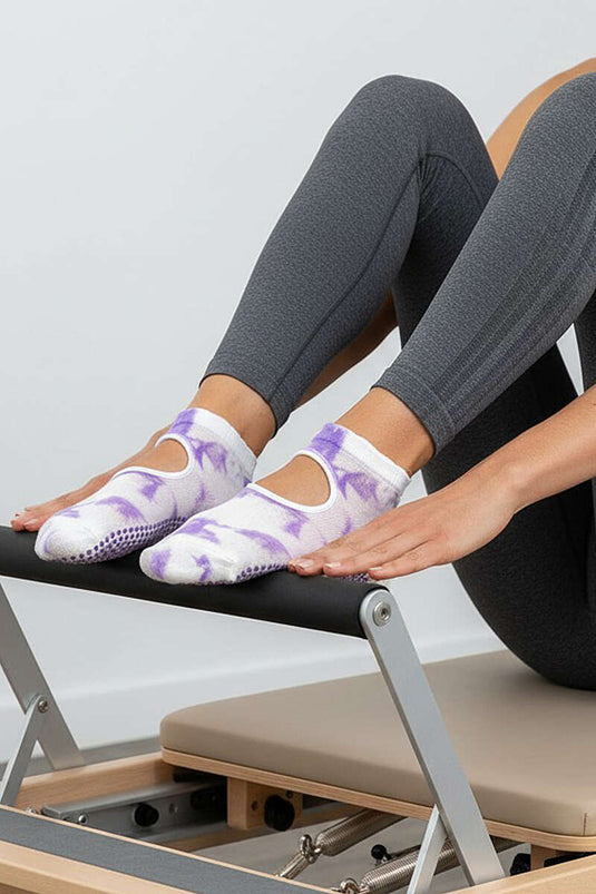 2er Pack Damen Yoga- Und Pilatesknöchelsocken, Assortiert