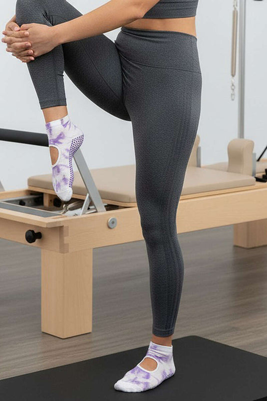 2er Pack Damen Yoga- Und Pilatesknöchelsocken, Assortiert
