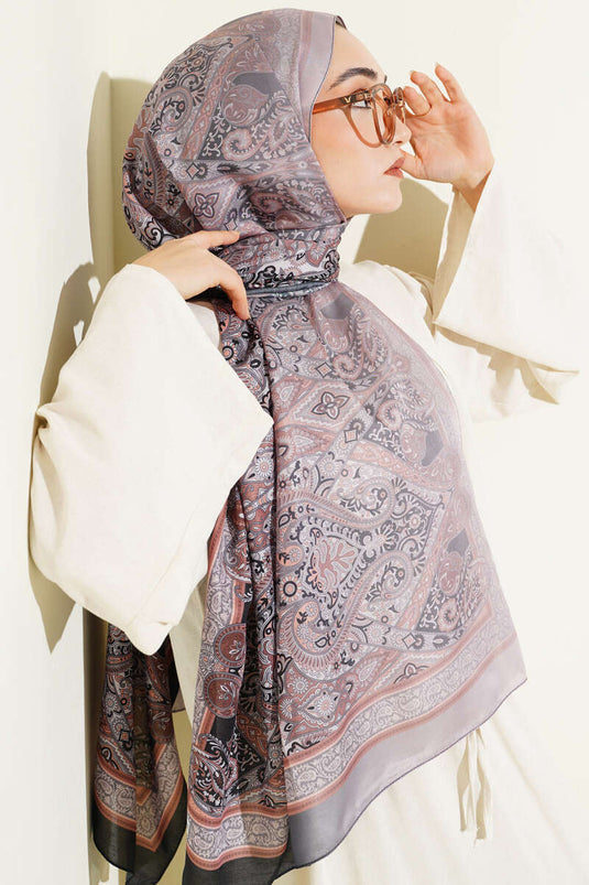 Bohemian Style Scarf Brown