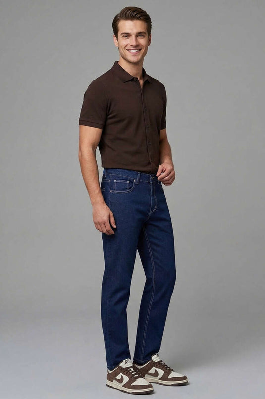 Pantaloni da uomo Bol Regular Fit blu scuro