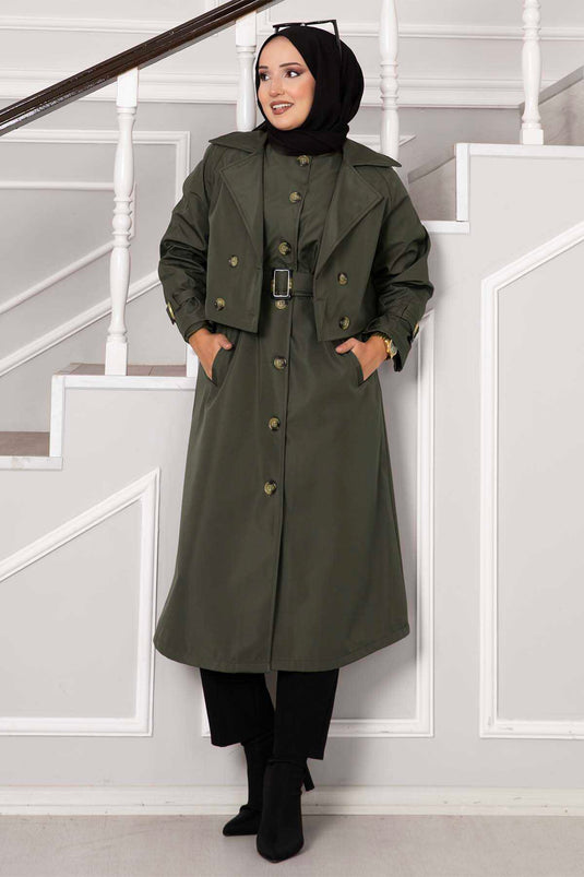 بوليرو خندق كاكي