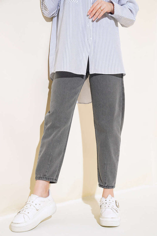 Jean Tube Leg Gris