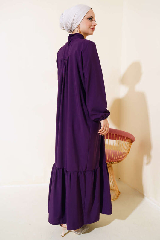 Robe à nouer au cou Violet