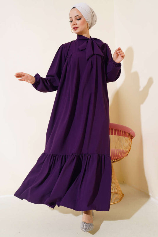 Robe à nouer au cou Violet