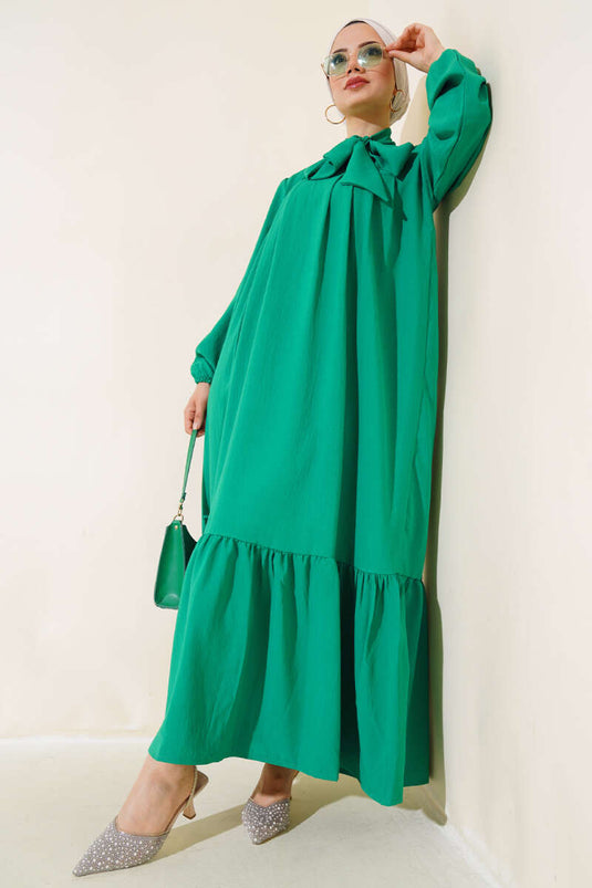 Robe à nouer au cou Vert