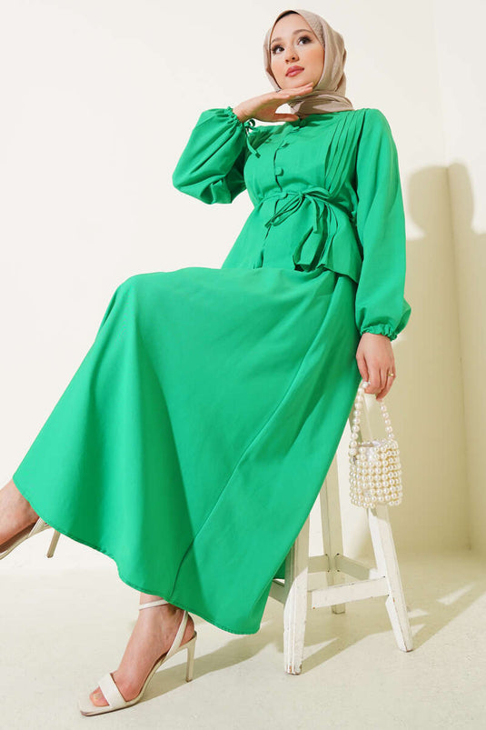 Britse geknoopte tweedelig rokset groen