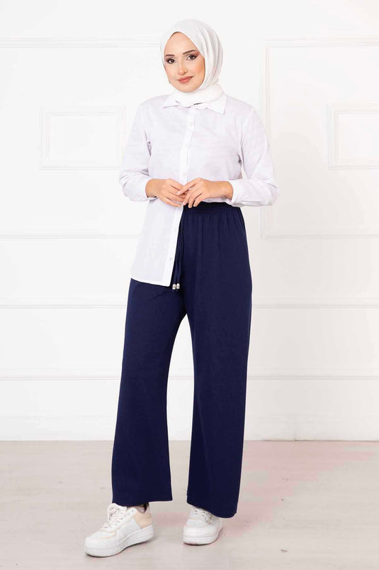 Pantalon à perles torsadées Saks