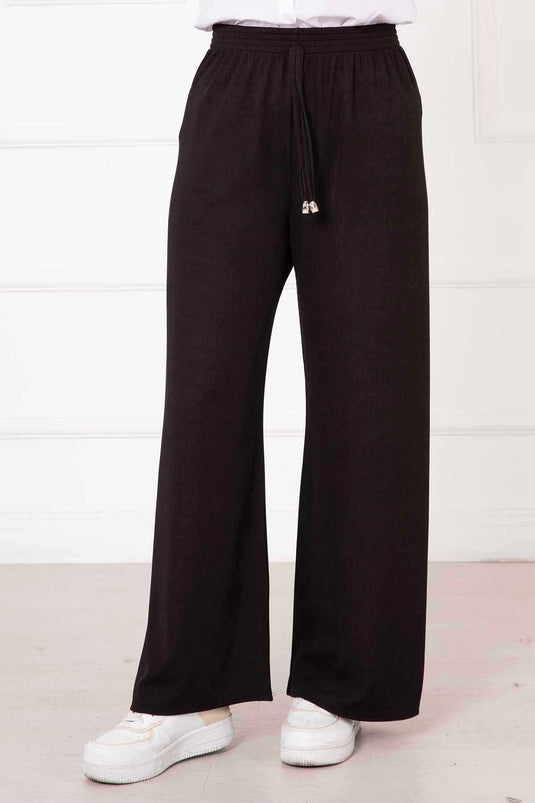 Black Beaded Pants