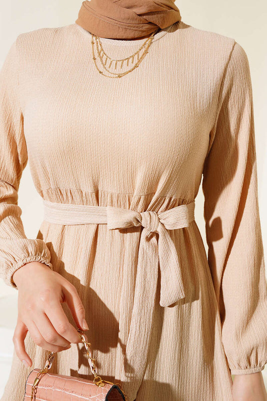 Robe superposée Bürümcük Beige