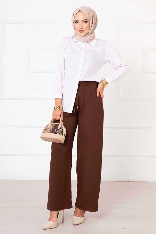 Pantalon Bürümcük Marron