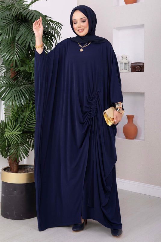Completo Sandy Largo Con Cintura Blu Navy