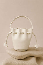 Sac À Main Mini Bouché Crème Pour Femmes