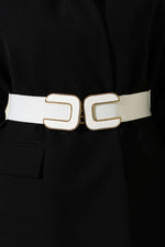 Ceinture élastique blanche avec logo C
